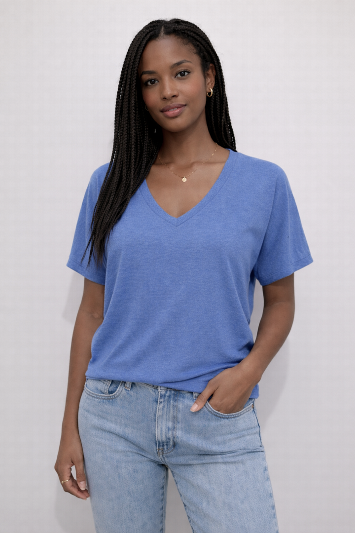 Sophia V-neck Short-Sleeve T-Shirt: A Must-Have