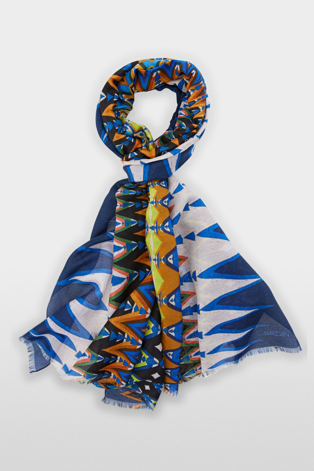 Abstract print scarf