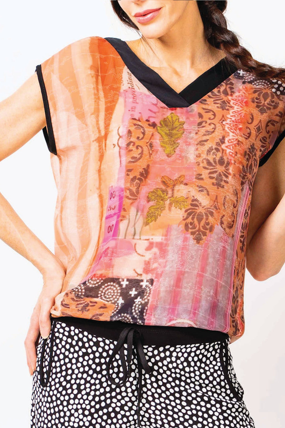 Alba printed top