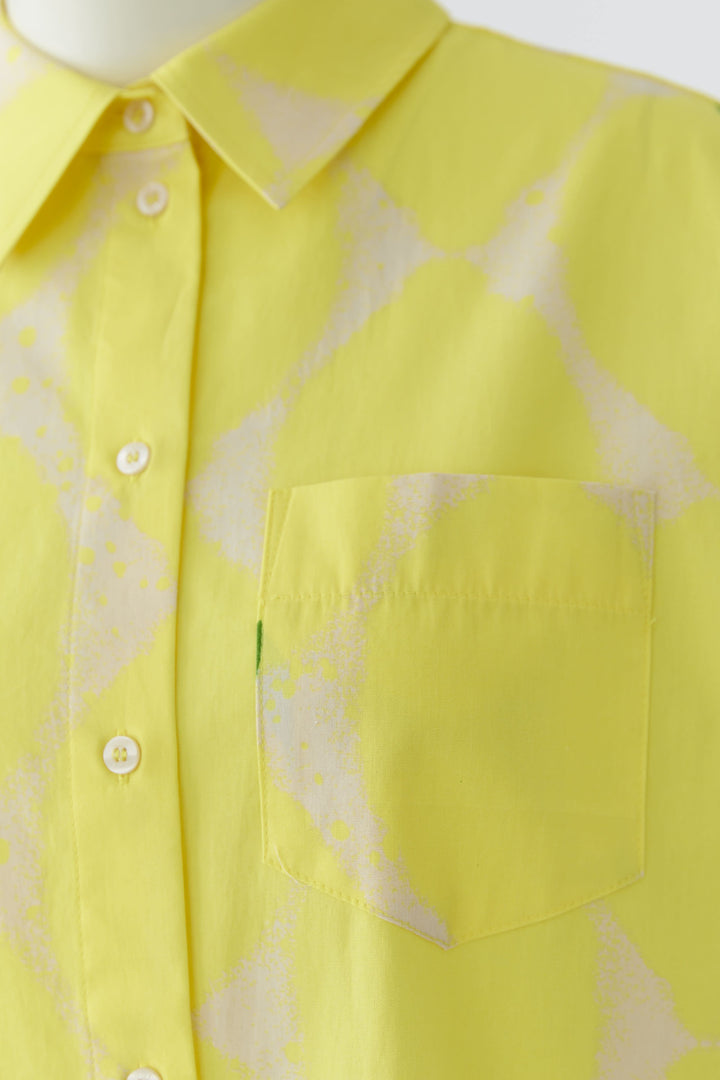 Robe chemise fluide imprimée