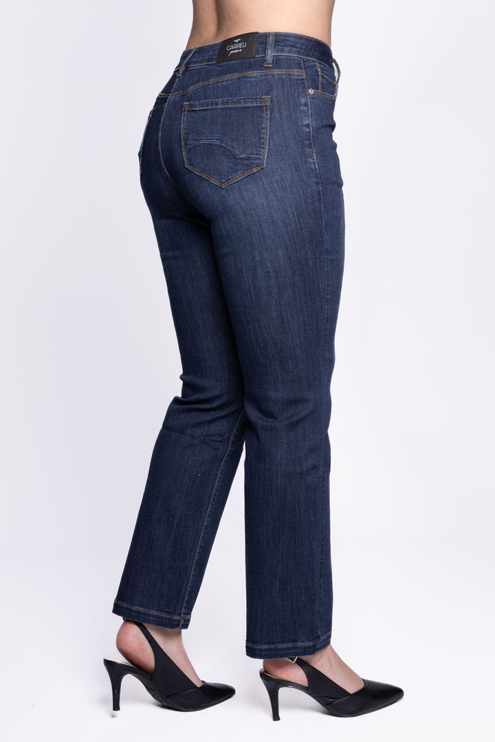 Straight leg jeans