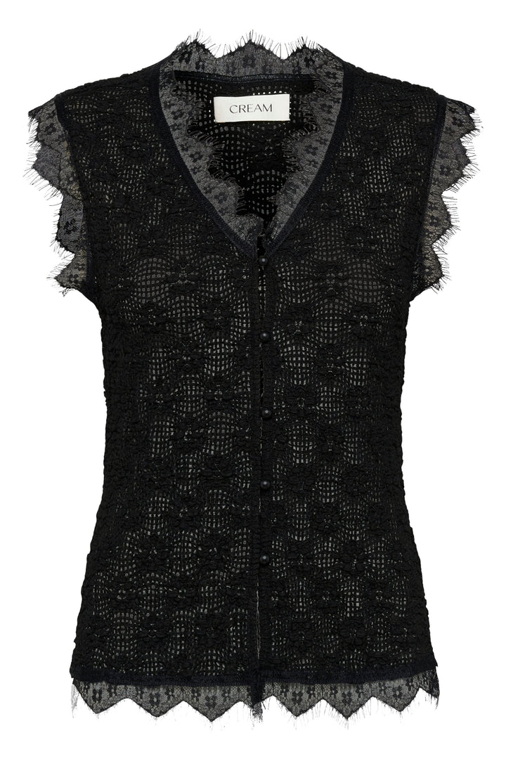 Sleeveless lace camisole