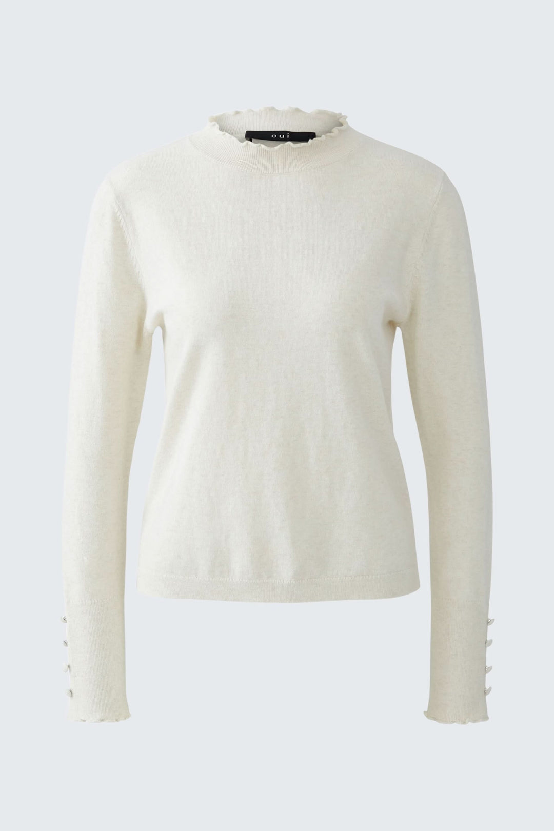 Fitted sweater with a fit