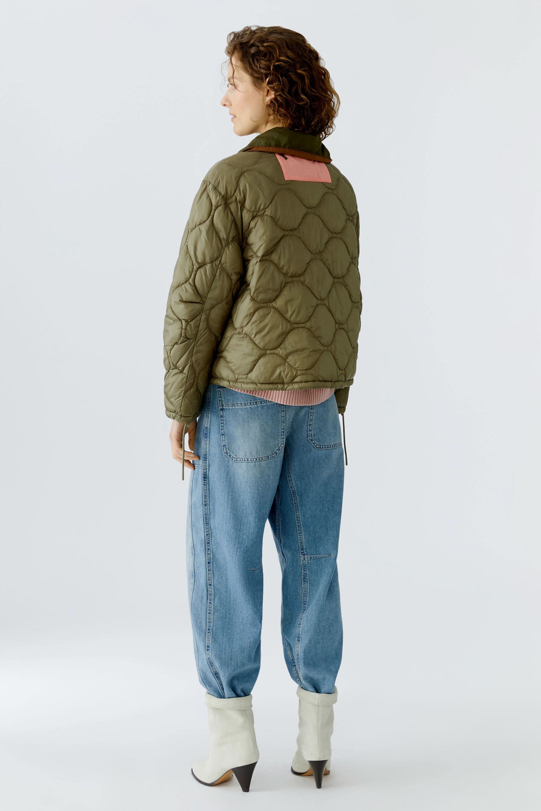 Manteau réversible matelassé