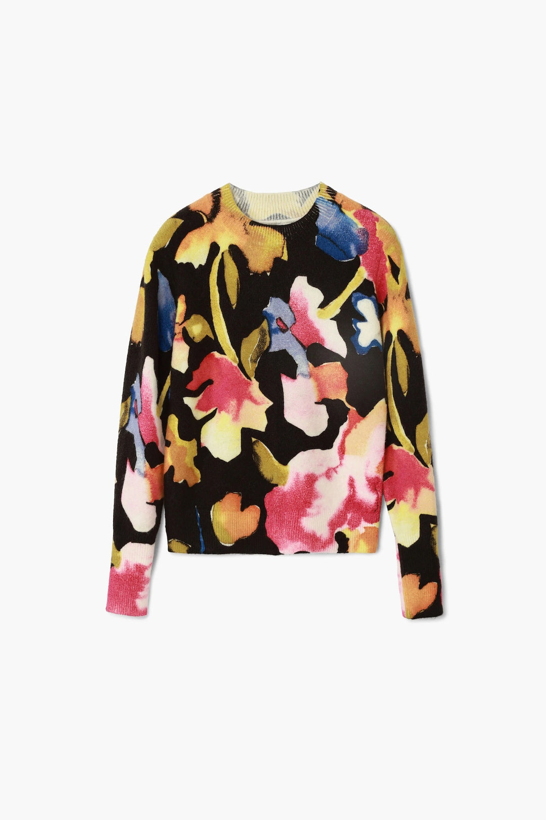 Floral sweater