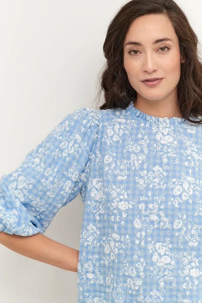 Blouse Bandas fleurie Cream 