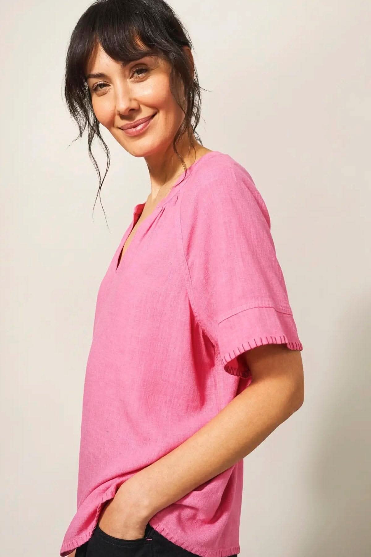 Blouse Cora White Stuff 8 UK Rose 