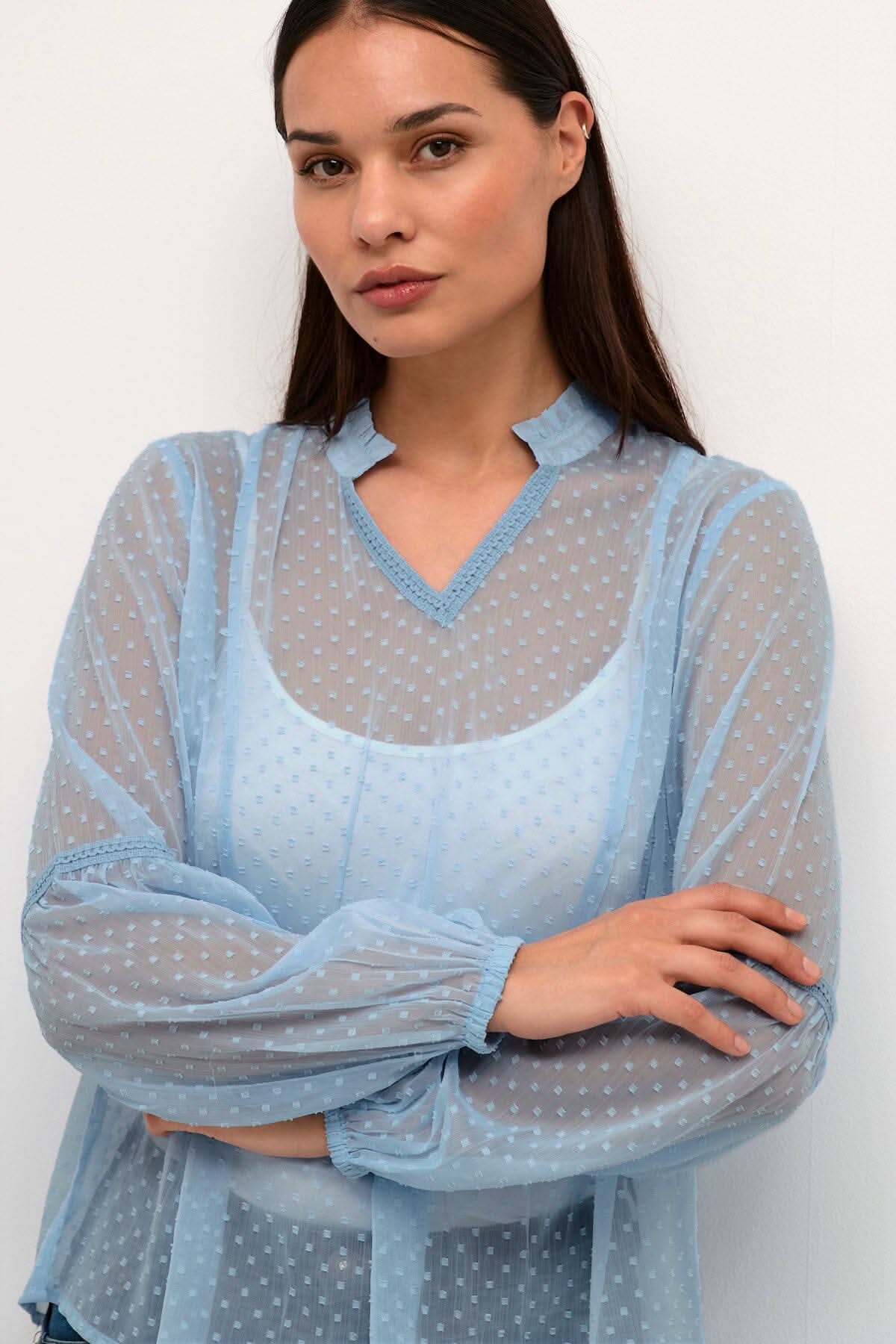 Blouse Prikka Cream 