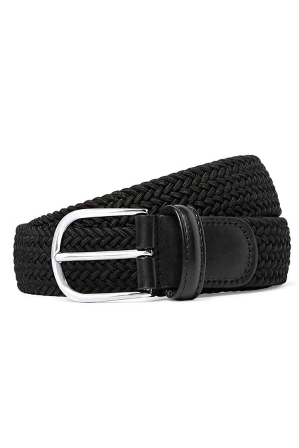 Ceinture extensible en tissu Anderson’s 36 Noir 
