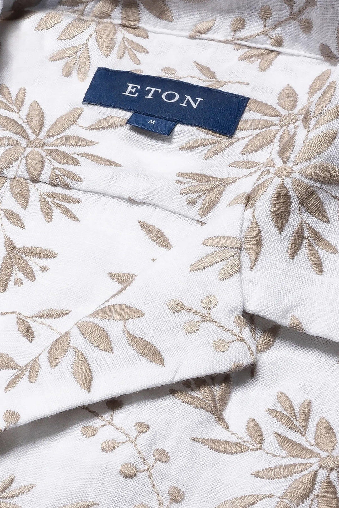 Chemise à broderies florales Eton 