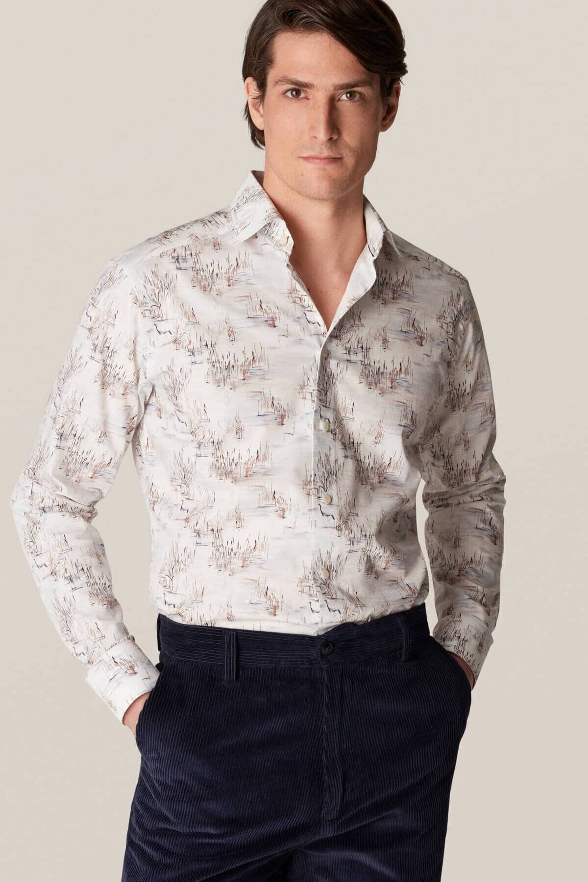 Chemise à imprimé artistique Homme - Chemise - Chemise habillée Eton