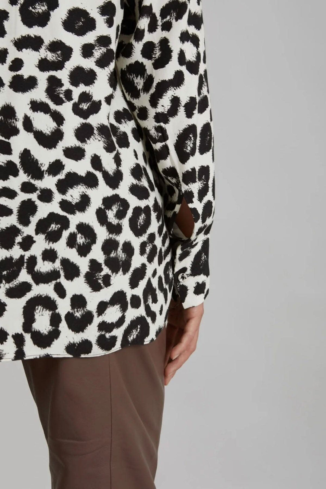 Chemise avec imprimé léopard coster 