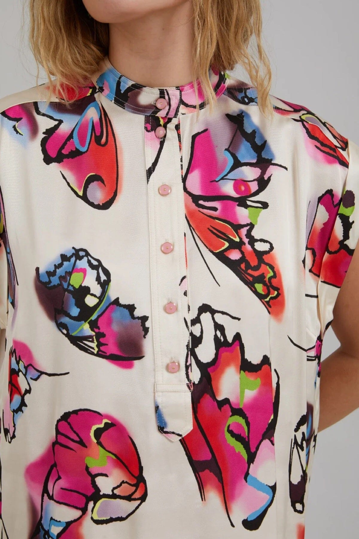 Chemise avec imprimé papillon coster 