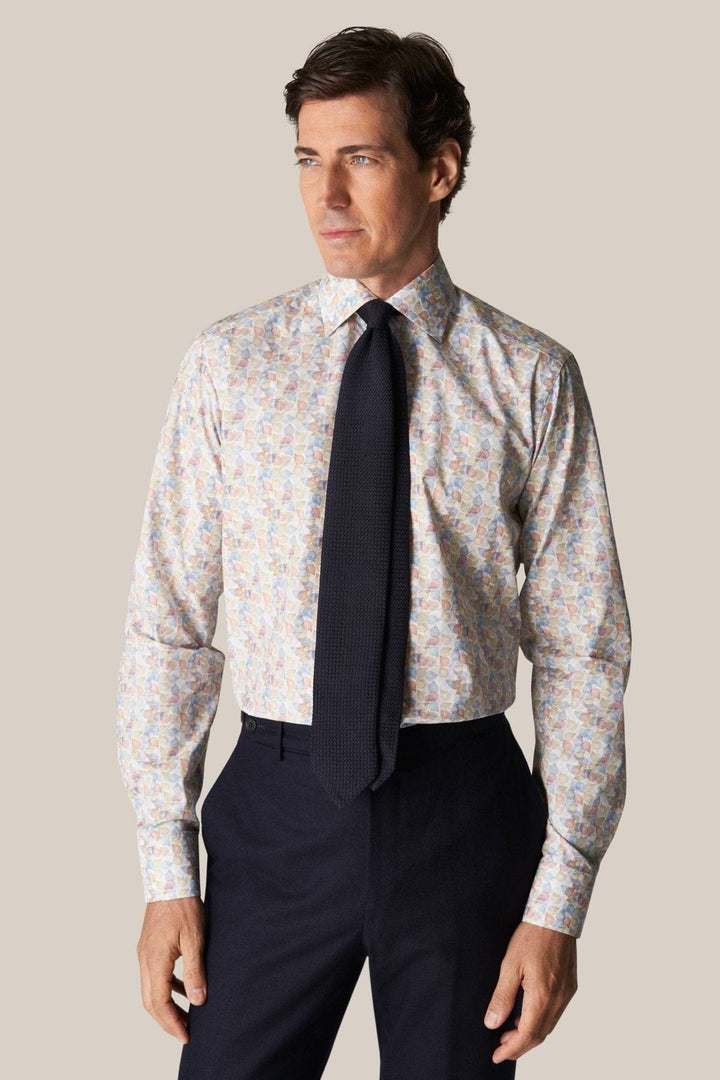 Chemise habillée avec imprimé abstrait Eton 
