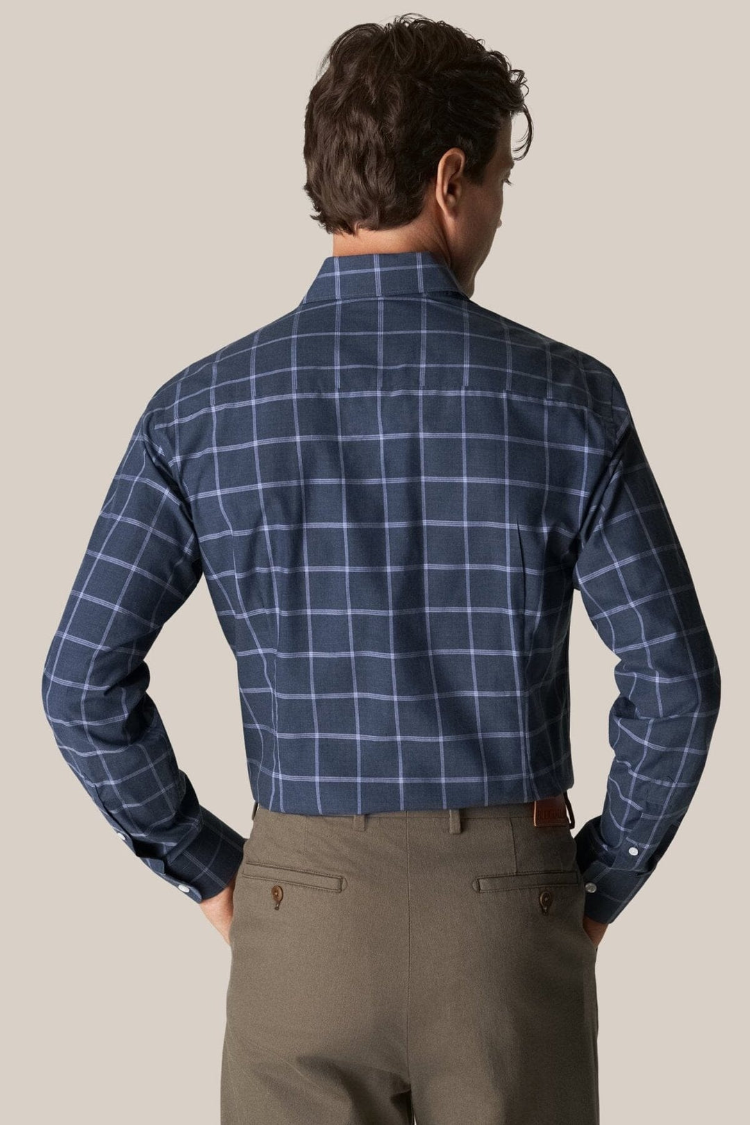 Chemise habillée avec imprimé de carreaux Homme - Chemise - Chemise habillée Eton