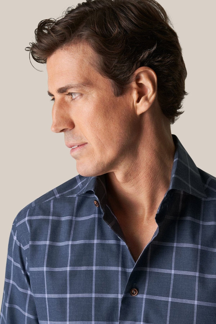 Chemise habillée avec imprimé de carreaux Homme - Chemise - Chemise habillée Eton