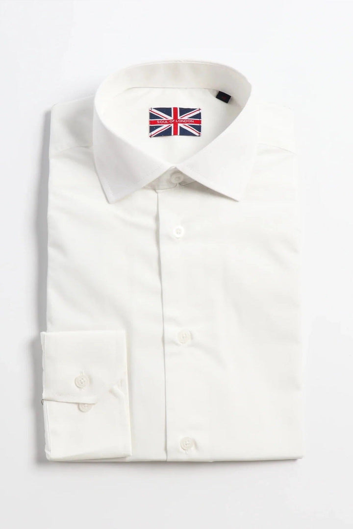 Chemise habillée Soul of London 16 Blanc cassé 