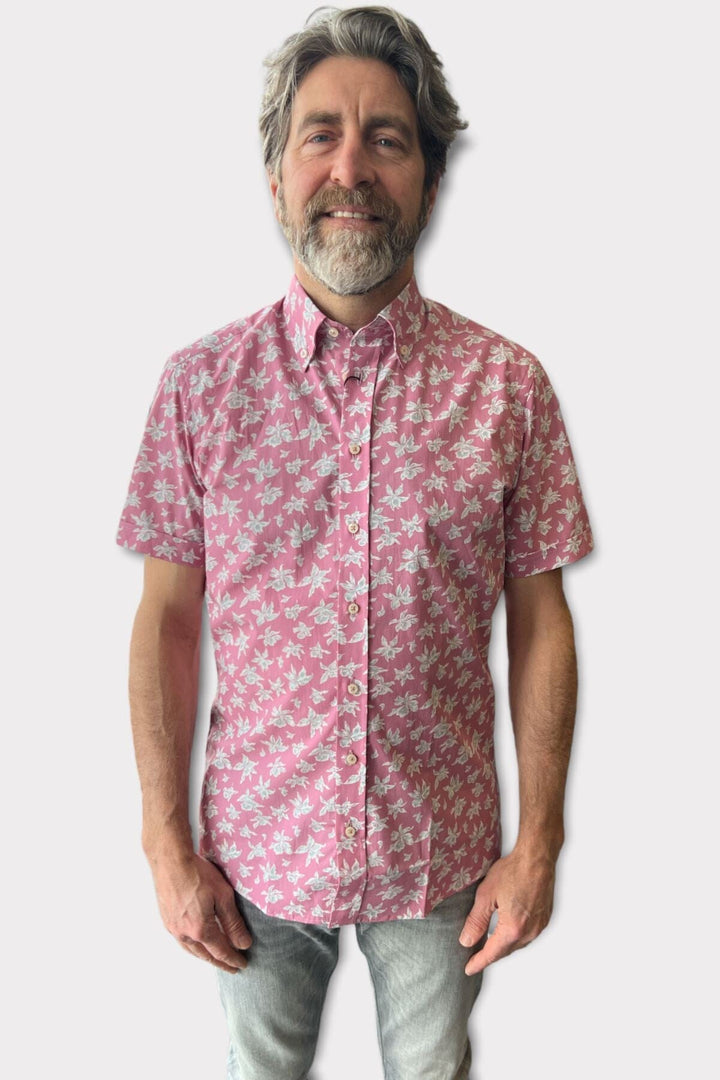 Chemise manche courte à imprimé fleuri Homme - Chemise - Chemise mc Sand