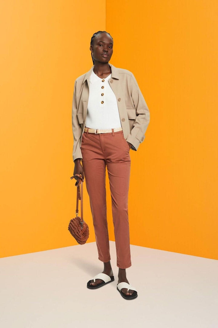 Chino stretch léger avec ceinture Esprit 