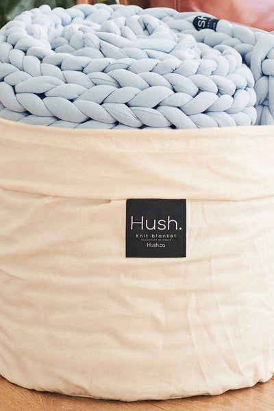 Couverture lestée en tricot Hush Hush Blankets 