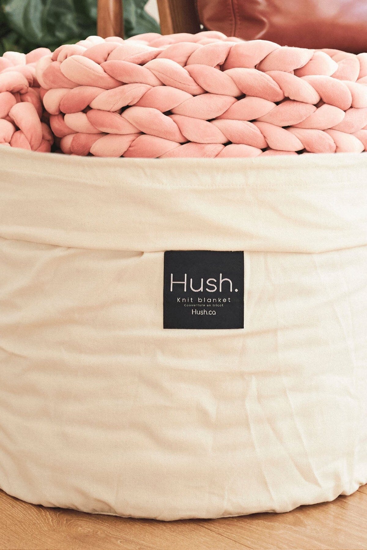 Couverture lestée en tricot Hush Hush Blankets 