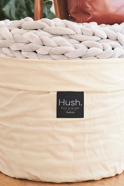 Couverture lestée en tricot Hush Hush Blankets 