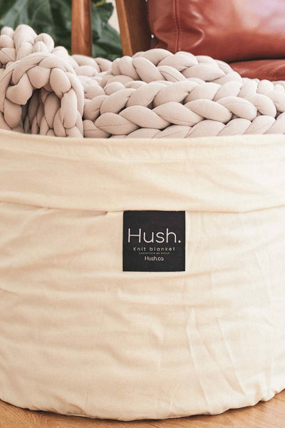 Couverture lestée en tricot Hush Hush Blankets 