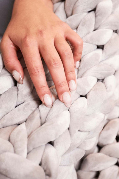 Couverture lestée en tricot Hush Hush Blankets 
