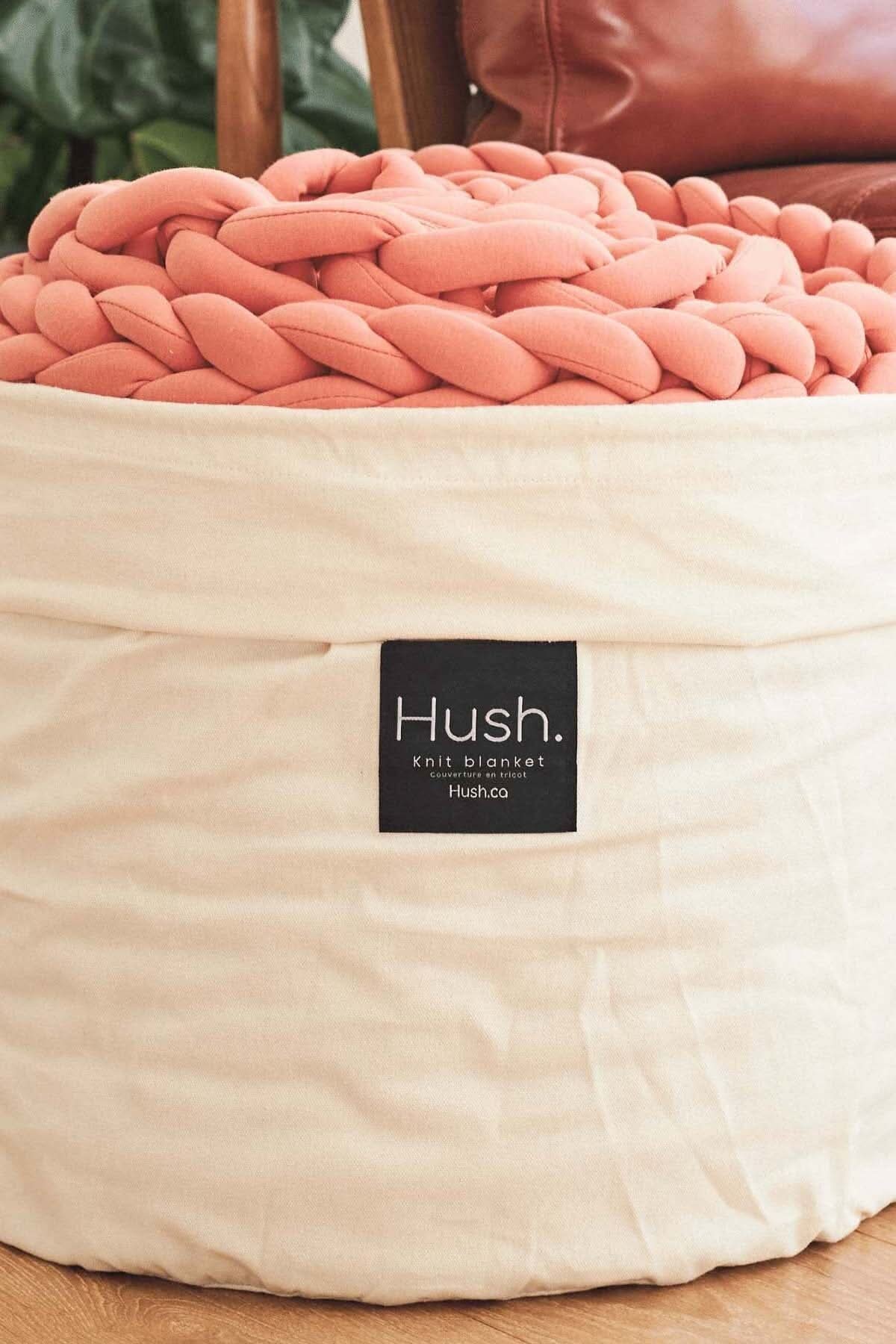 Couverture lestée en tricot Hush Hush Blankets 