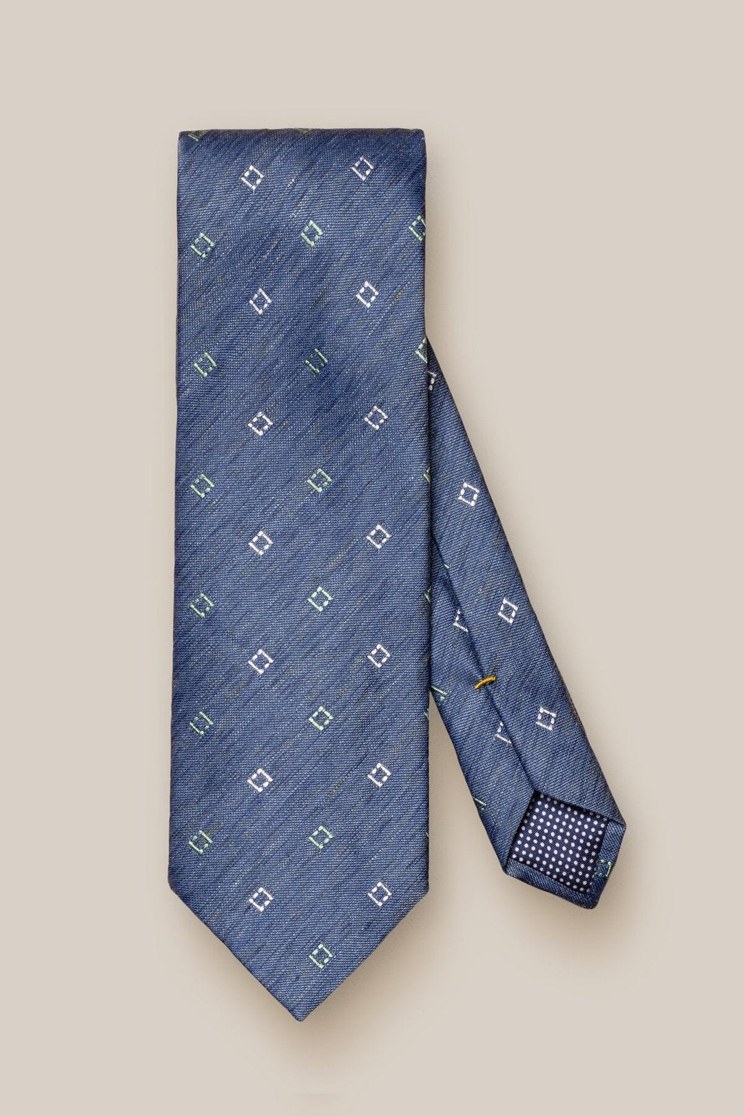 Cravate à motifs Eton Marine 