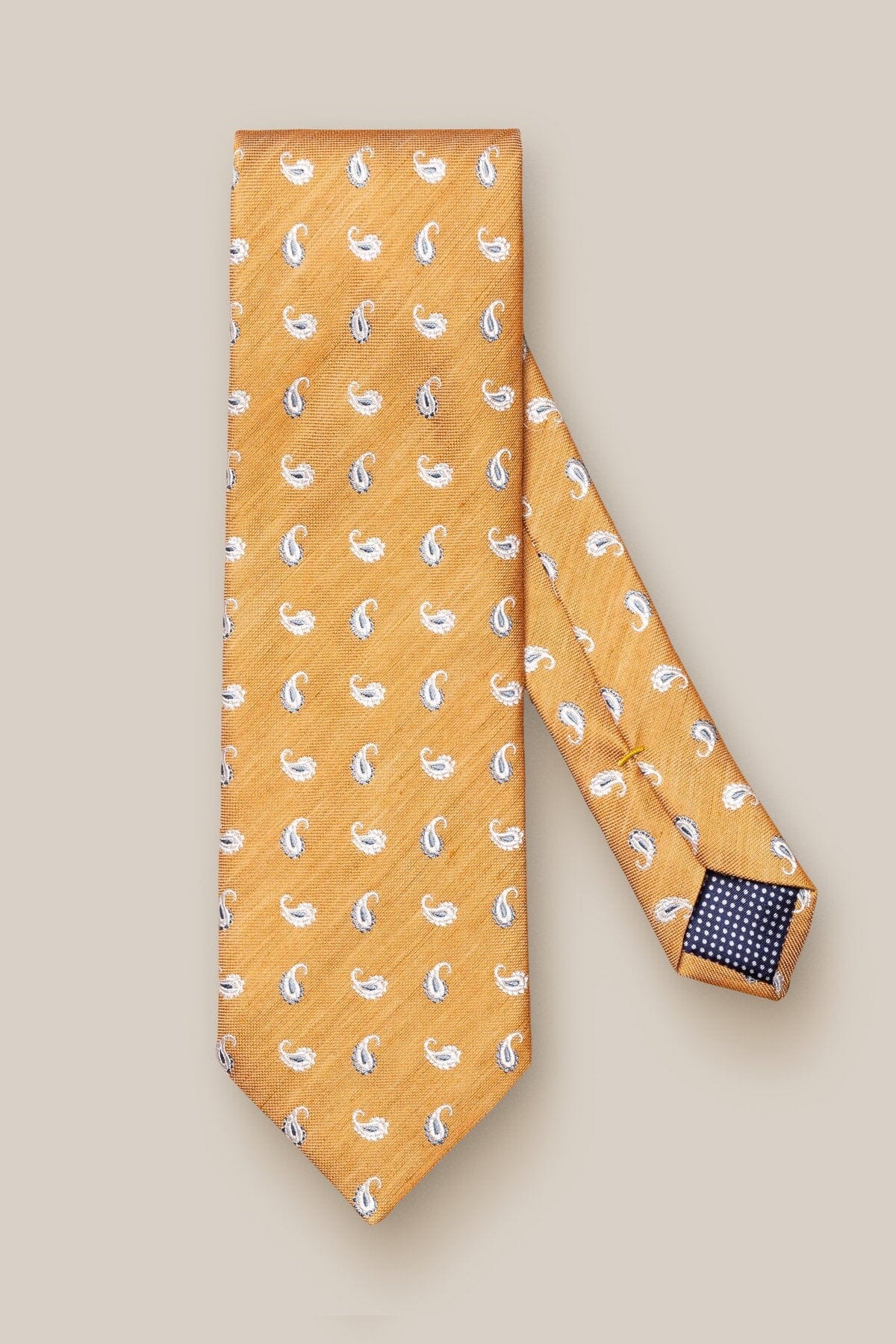 Cravate à motifs Eton Orange 