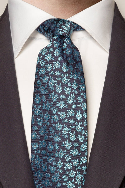 Cravate fleuri Eton 