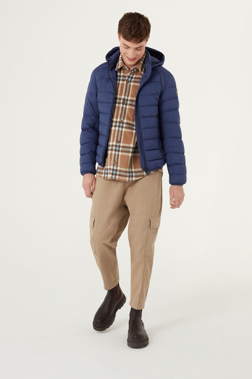 Doudoune extensible avec capuche amovible Homme - Manteaux et vestes - Manteau d'hiver Colmar