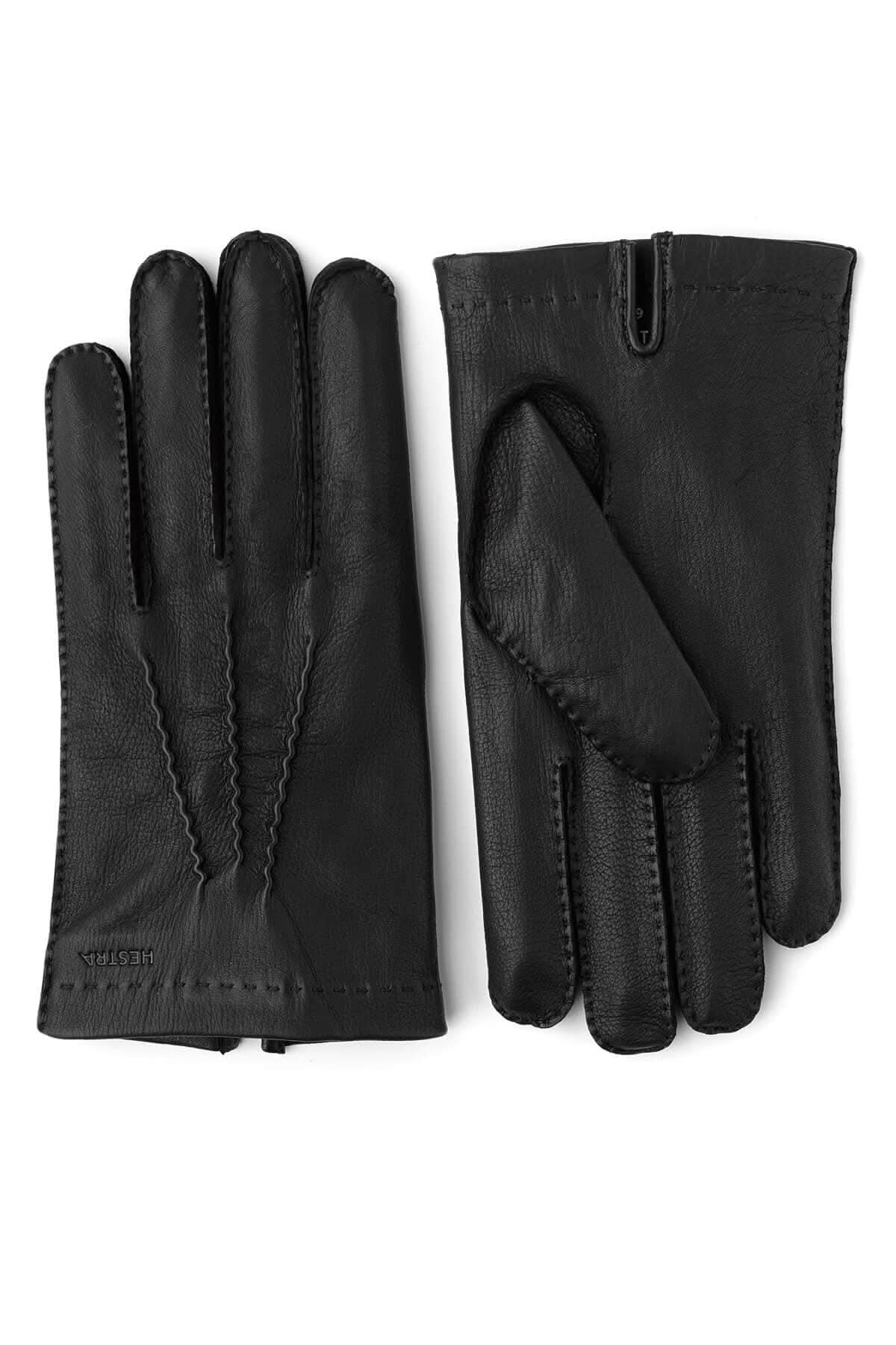 "Driving glove" Henry Hestra 10 Noir 