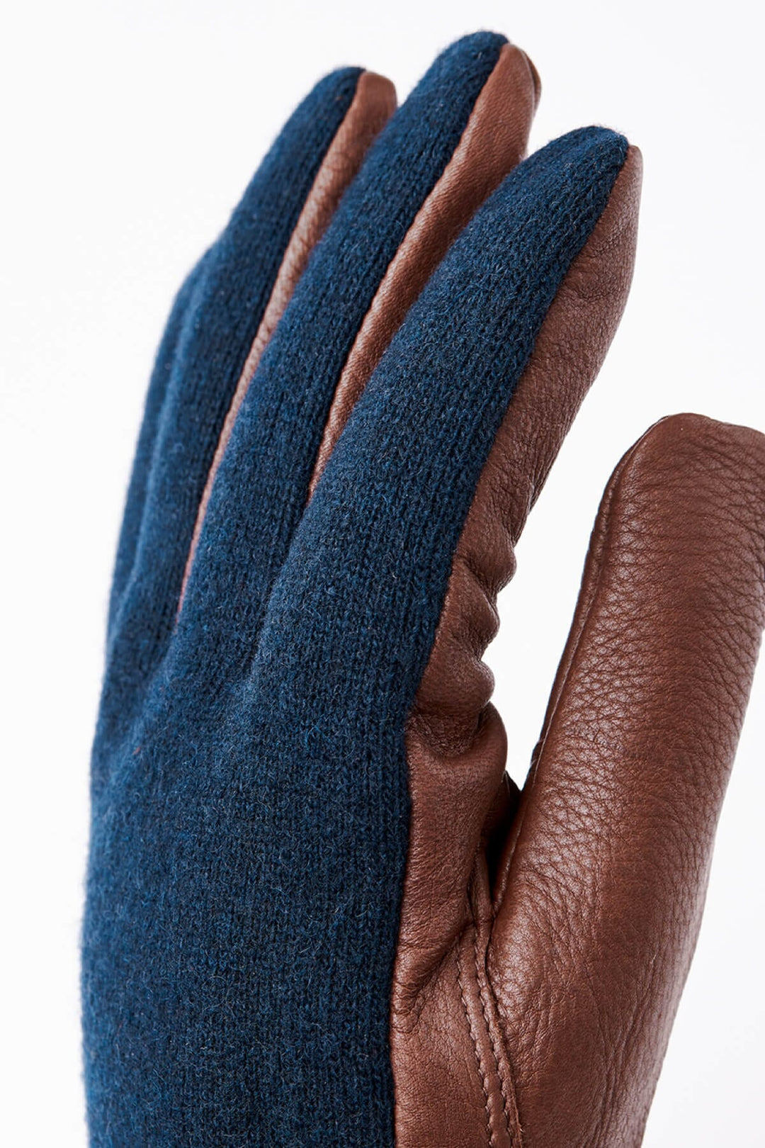 Gant de daim et tricot de laine Homme - Accessoires - Gants - Gants de cuir Hestra