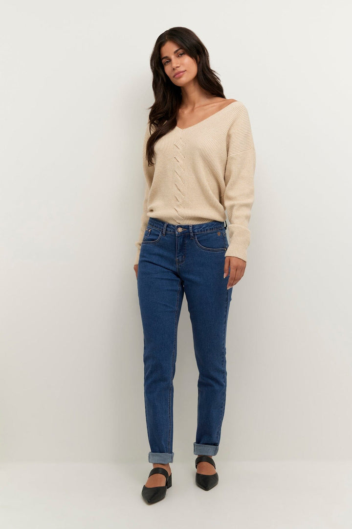 Jeans Femme - Bas - Pantalon - Jeans Cream