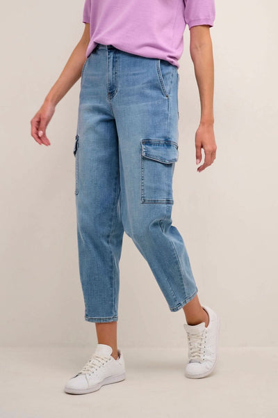 Jeans Sinem Kaffe 34 Bleu 