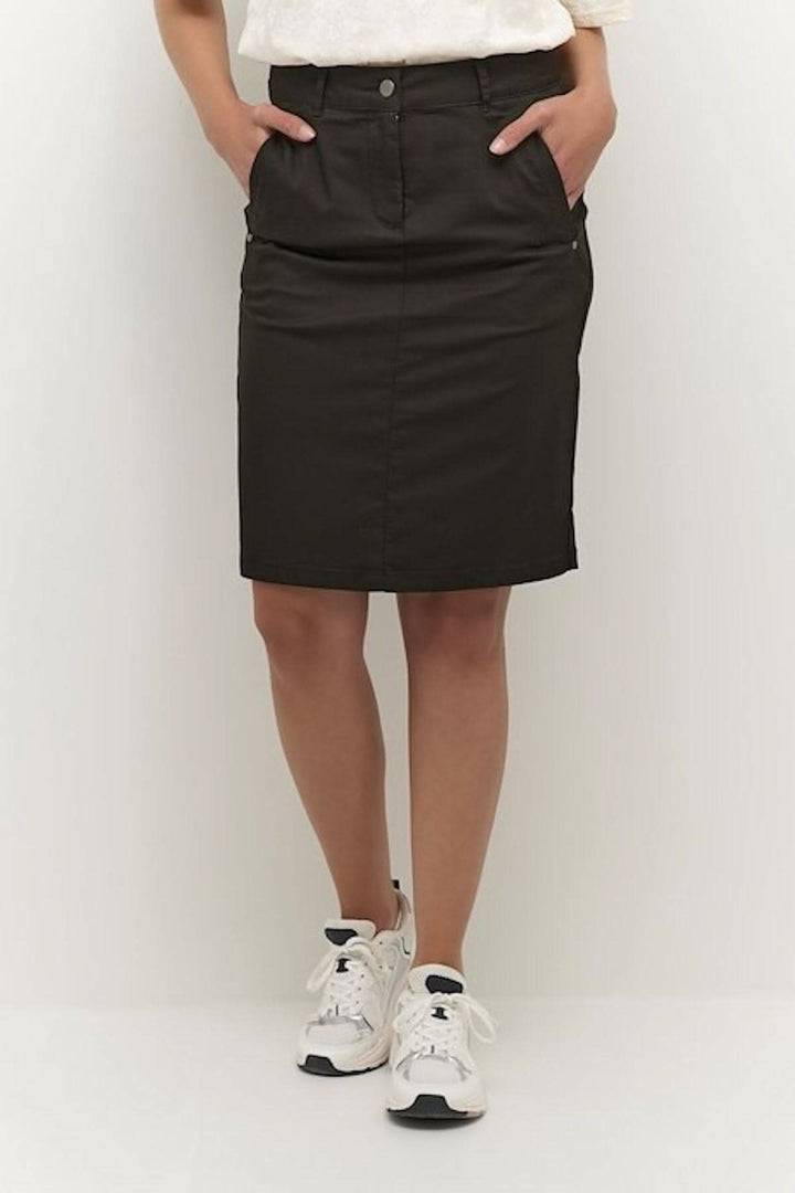 Jupe Lea Rivet Kaffe 34 Noir 