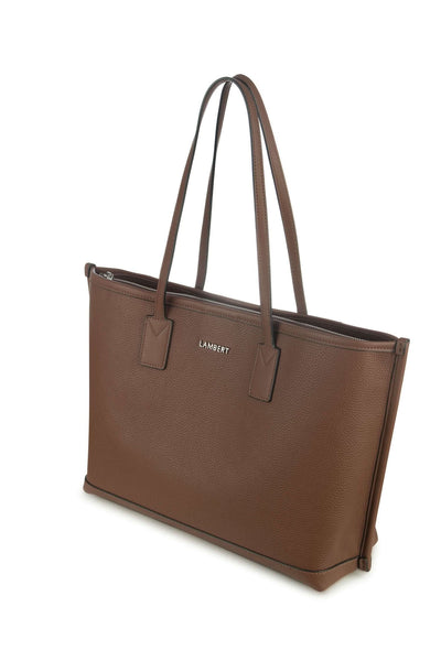 Le Daniela - Sac fourre-tout en cuir vegan noir Lambert 