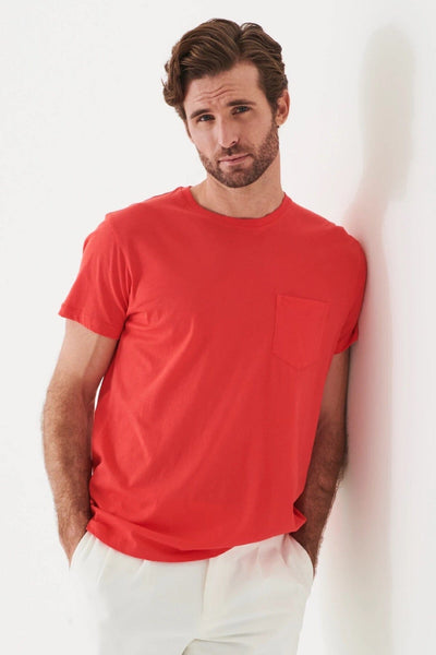 Lightweight pima cotton t-shirt Patrick Assaraf M Orange 