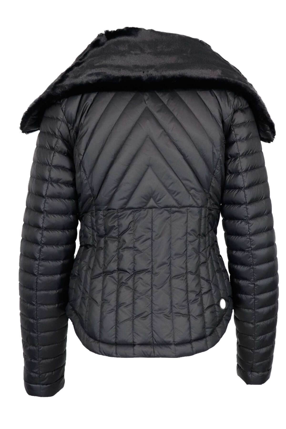 Manteau noir matelasse Valerie Simon