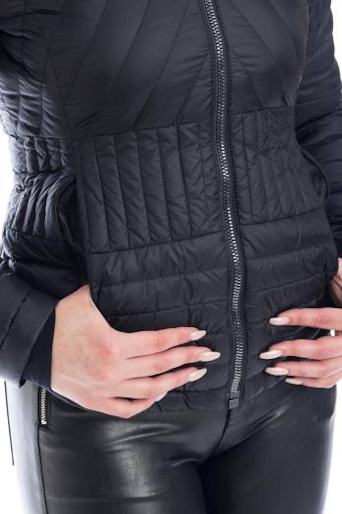 Manteau noir matelassé Femme - Vêtements d'extérieur - Manteau Colmar