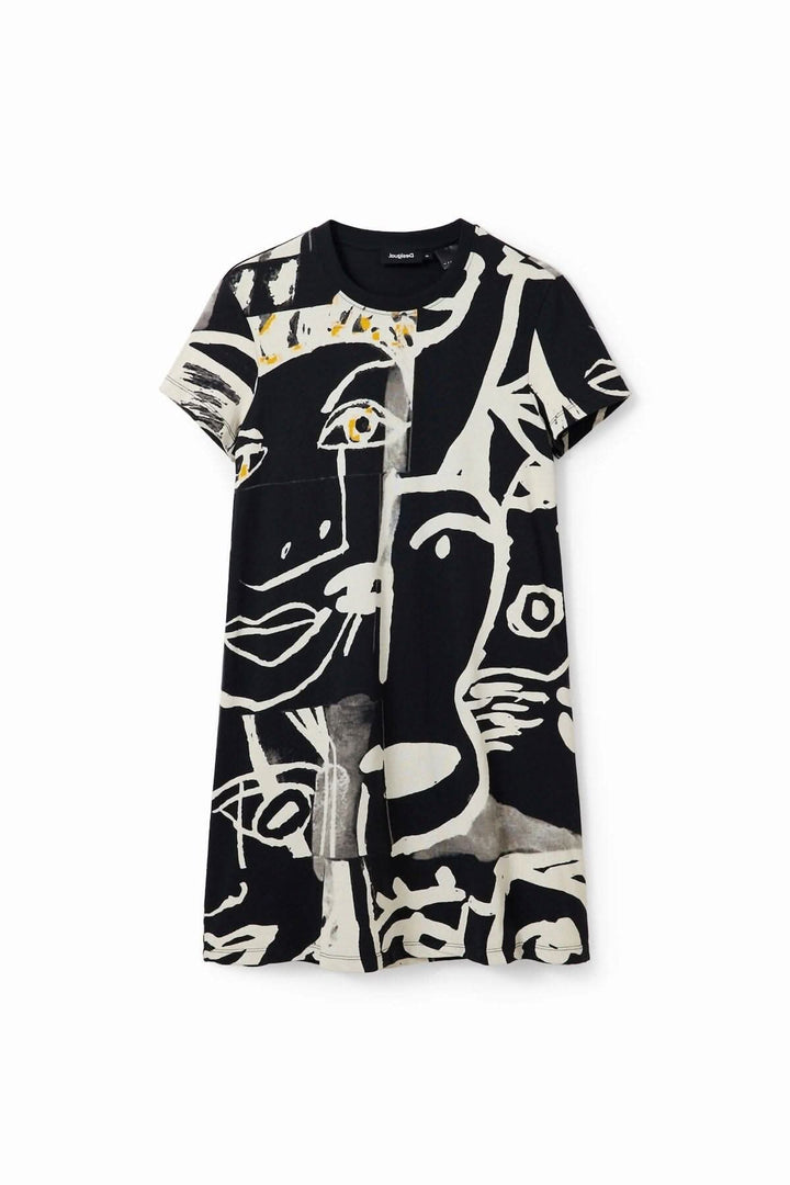 Mini-robe t-shirt visages Desigual 