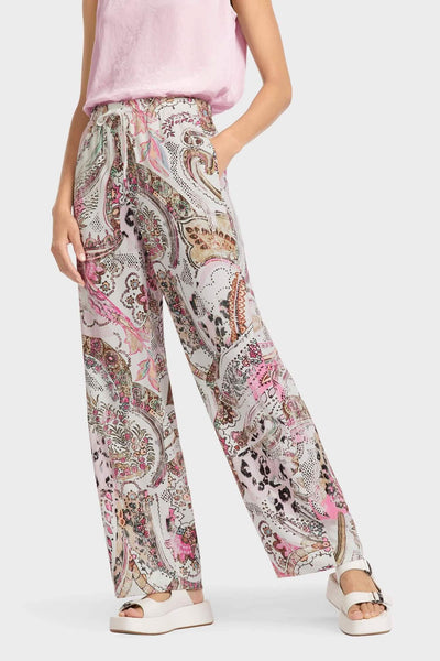 Pantalon à motif paisley Marc Cain 