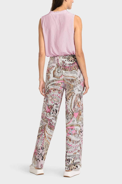 Pantalon à motif paisley Marc Cain 