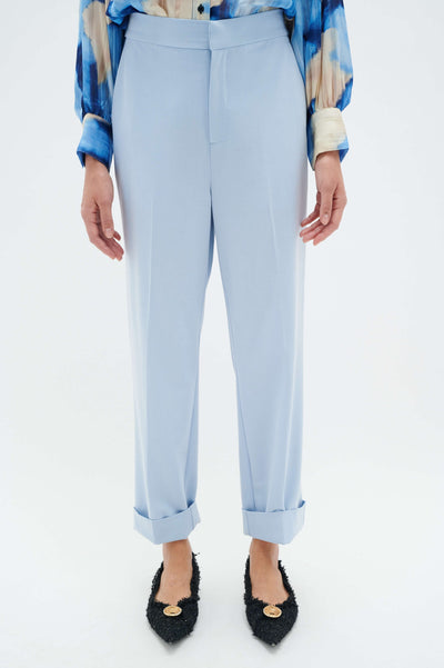Pantalon à revers Naxa Inwear 34 Bleu pâle 