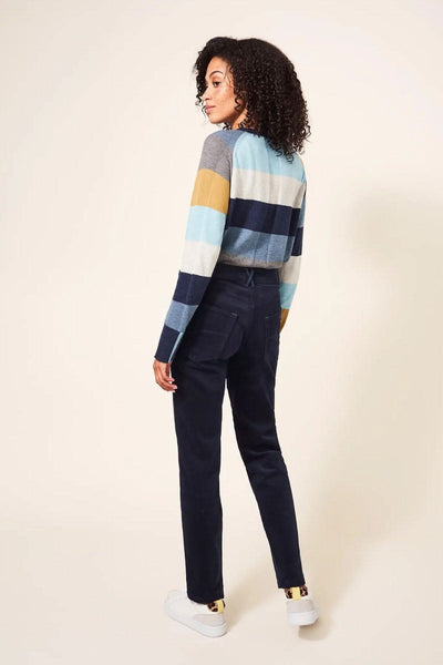 Pantalon &agrave; cordon droit Brooke White Stuff 