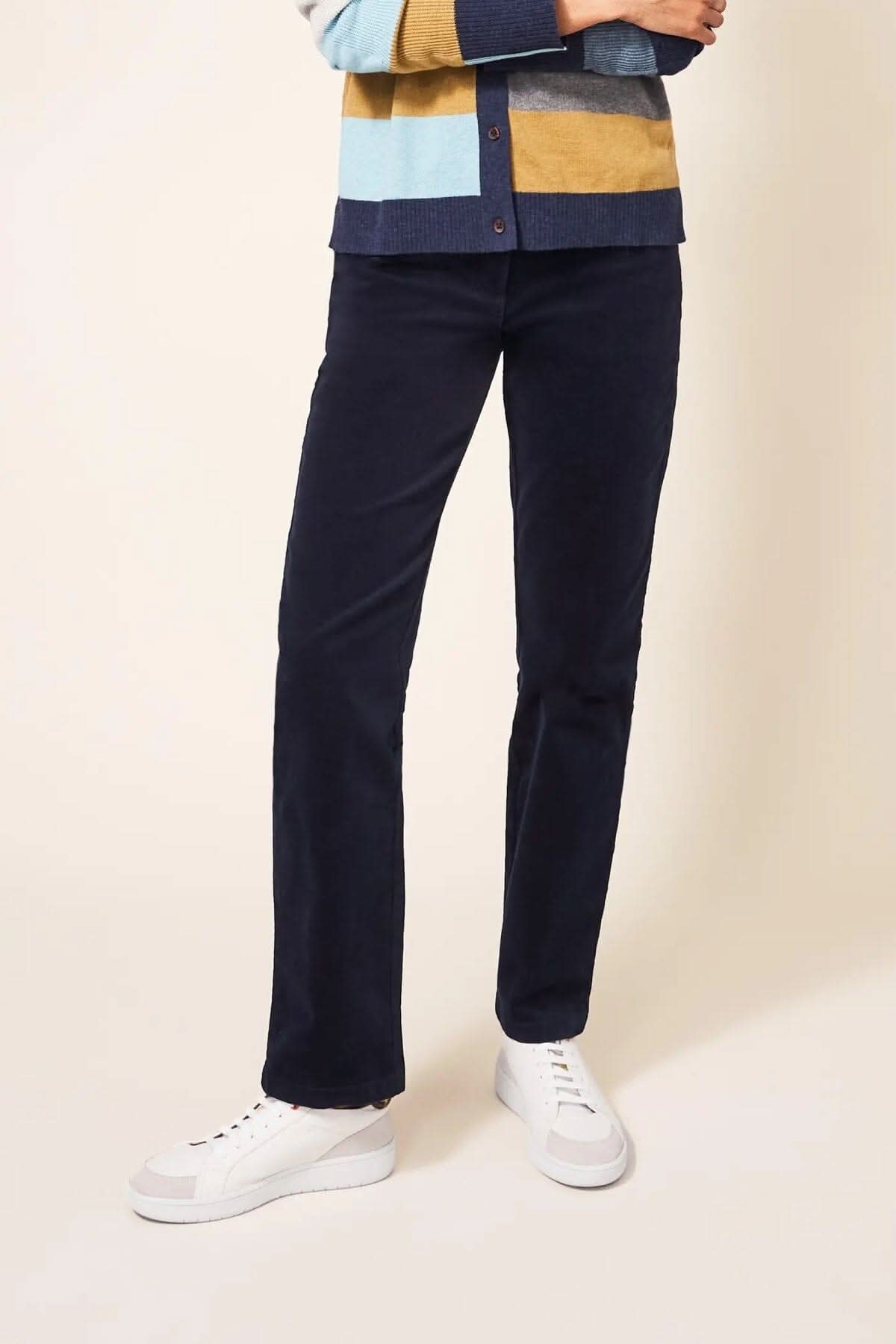 Pantalon &agrave; cordon droit Brooke White Stuff 
