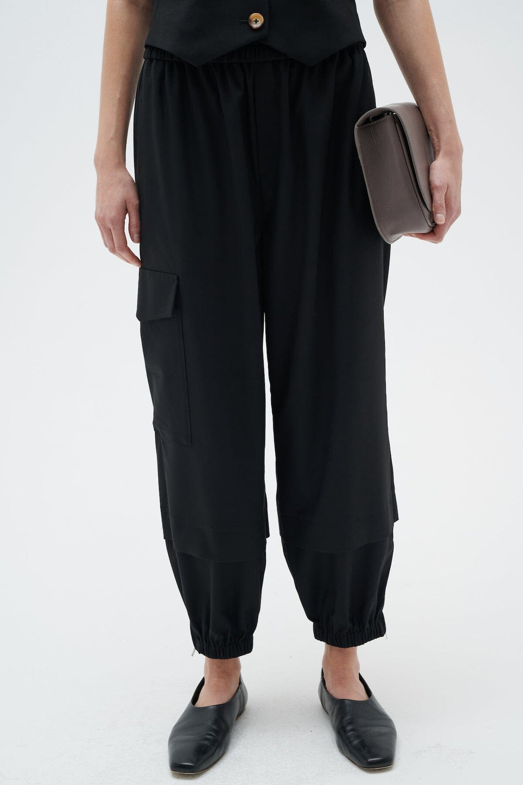 Pantalon cargo Inwear 34 Noir 