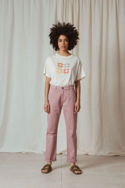 Pantalon chino Luca Indi & cold 34 Rose 